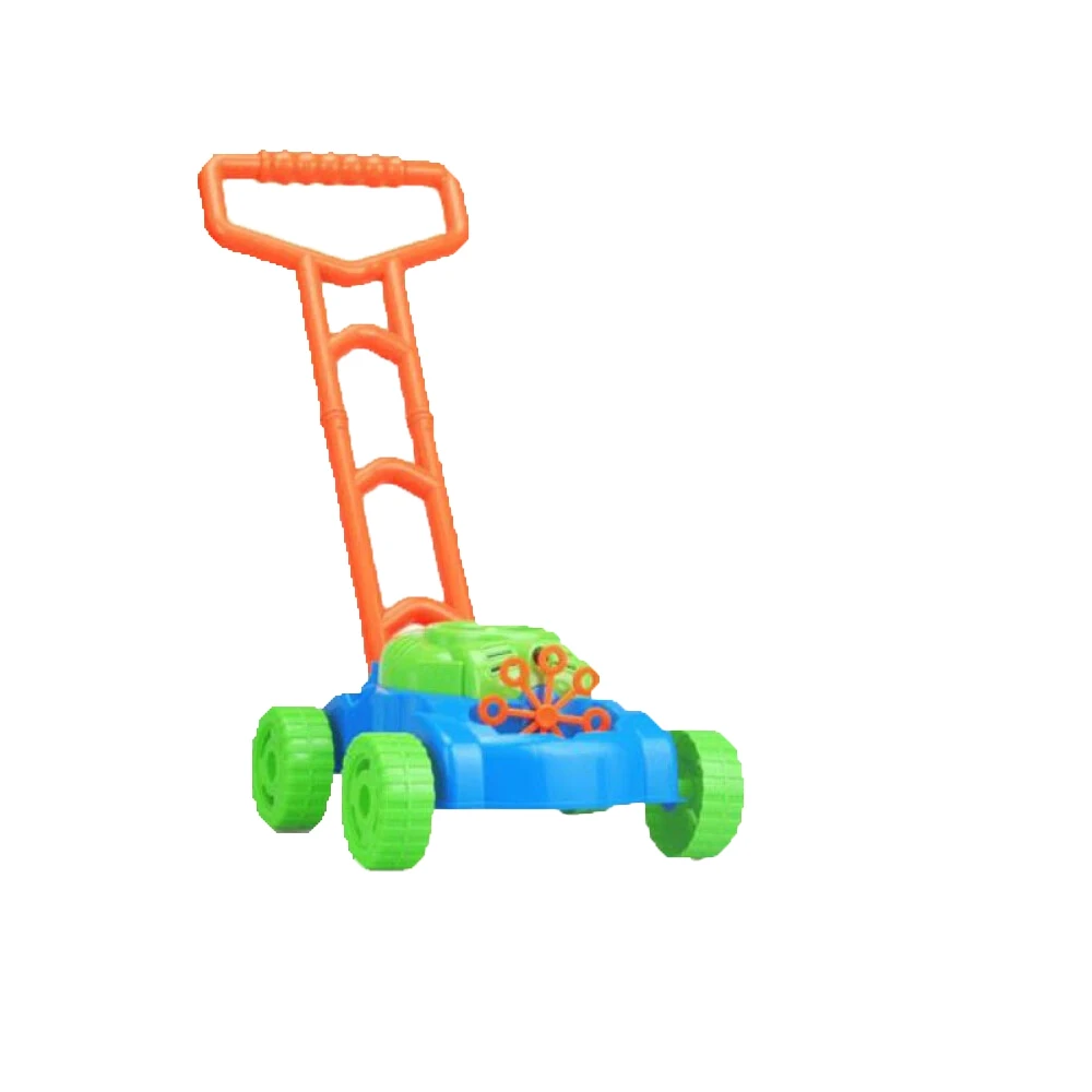 

Kids Creativity Electronic Fun Play Bubbles Blower Lawn Mower Toys Game