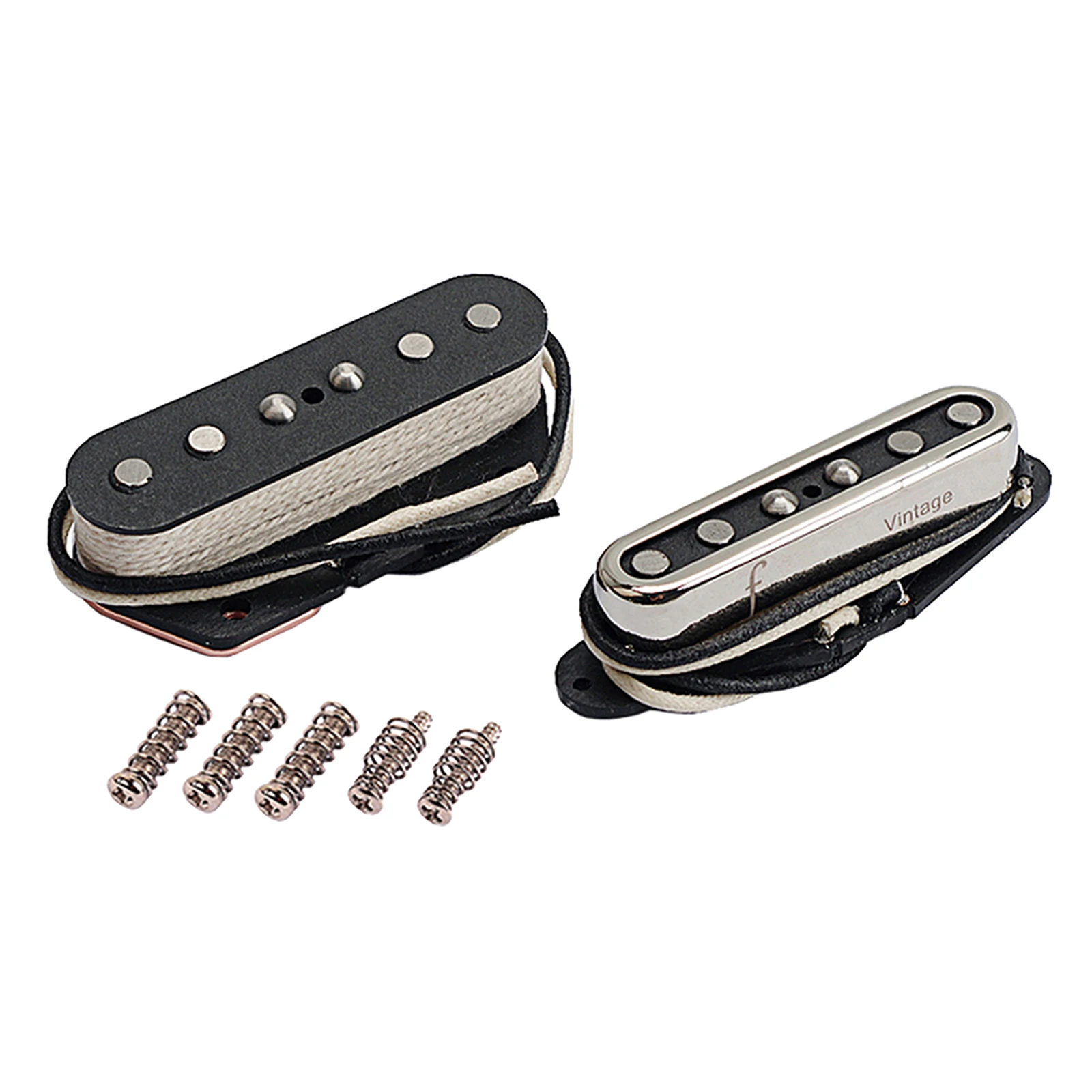 

Noiseless Guitar Pickups Neck and Bridge w/ Screws&Springs Electric Guitar Replacement