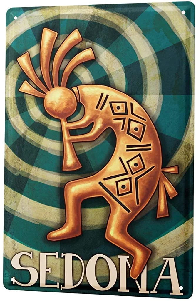 

WLeRVintage, металлический знак Sedona, Аризона, персонализированное украшение для стен, 8 дюймов X 12 дюймов (20 см X 30 см)