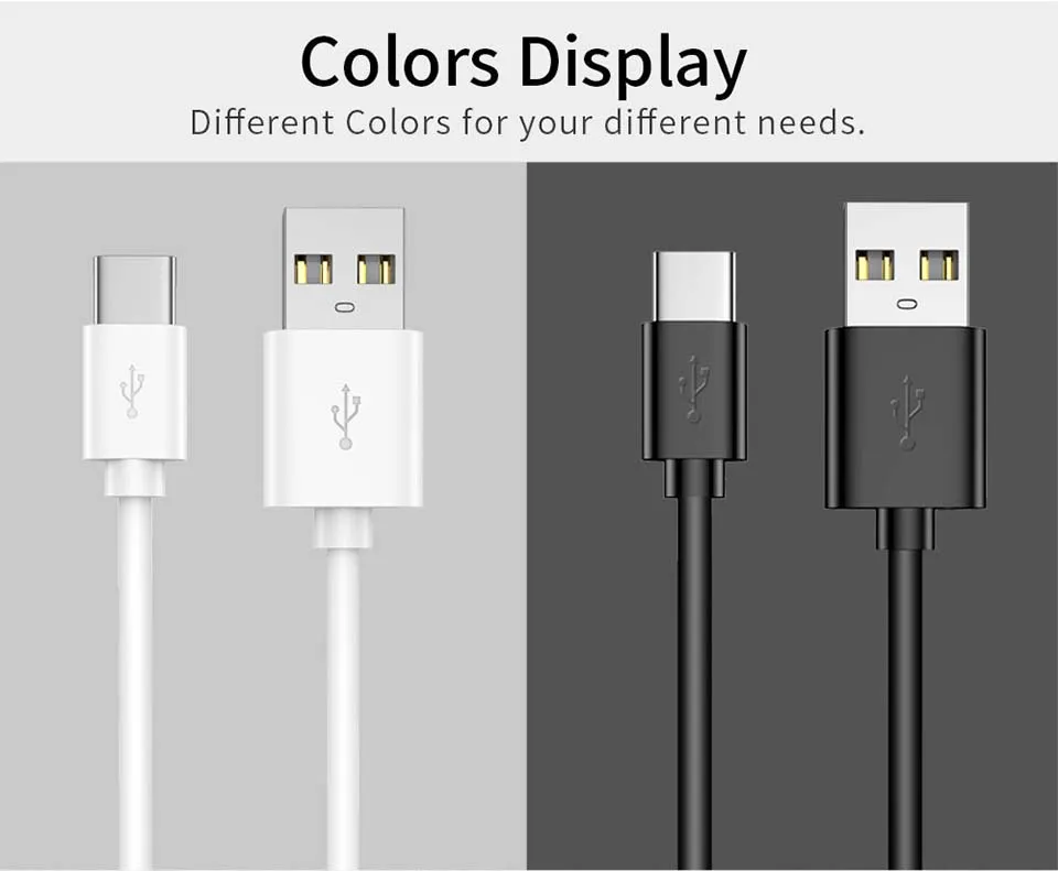 Usb type-C кабель для Xiaomi Redmi Note 7 mi9 USB C кабель для samsung S9 провод для быстрого заряда USB-C шнур для зарядки мобильного телефона