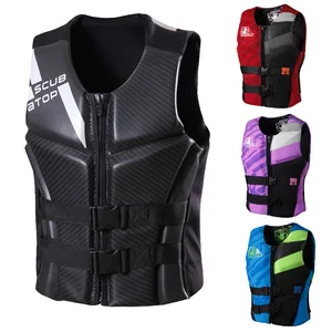 Спасательный жилет для взрослых, неопреновый спасательный жилет для водных лыж, Вейкборда, плавания, рыбалки, катания на лодках, байдарках