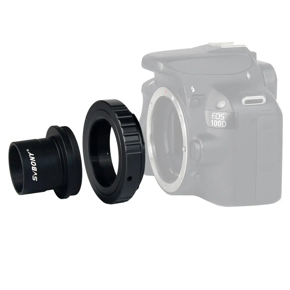 SVBONY 1,25 ''кронштейн T Mount SLR Camara астрономический телескоп монокулярный адаптер для бинокля металлический T Mount F9103