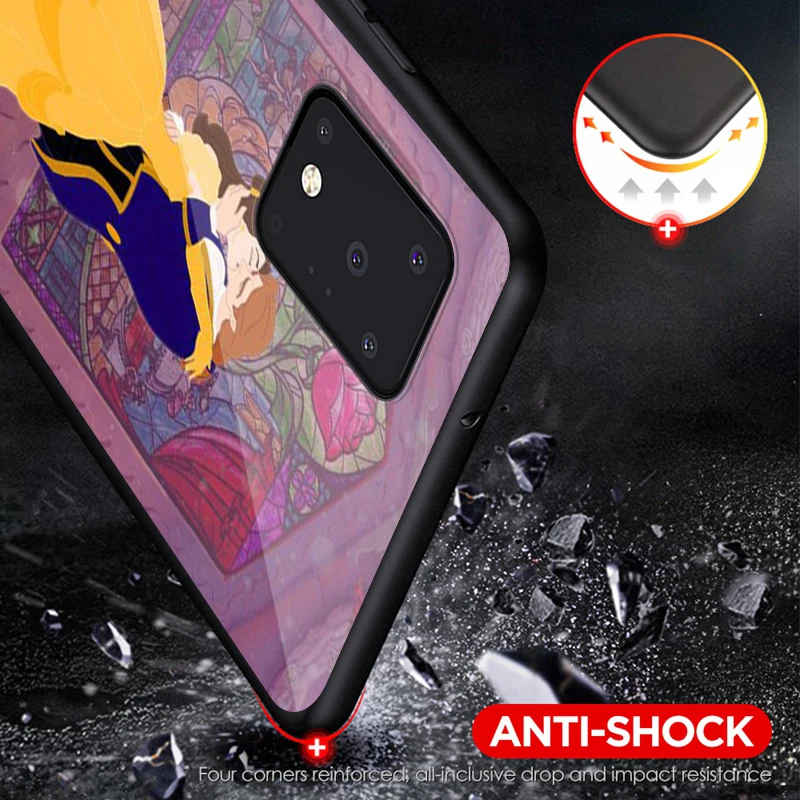 

Hot Beauty and the Beast For Samsung Note 20 10 8 9 M02 M31 S M60S M40 M30 M21 M20 M10 S Ultra Pro Plus Black Phone Case