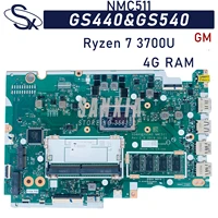 kefu gs440gs540 nmc511 laptop motherboard for lenovo ideapad s145 15api original mainboard 4gb ram ryzen 7 3700u r7 3700u