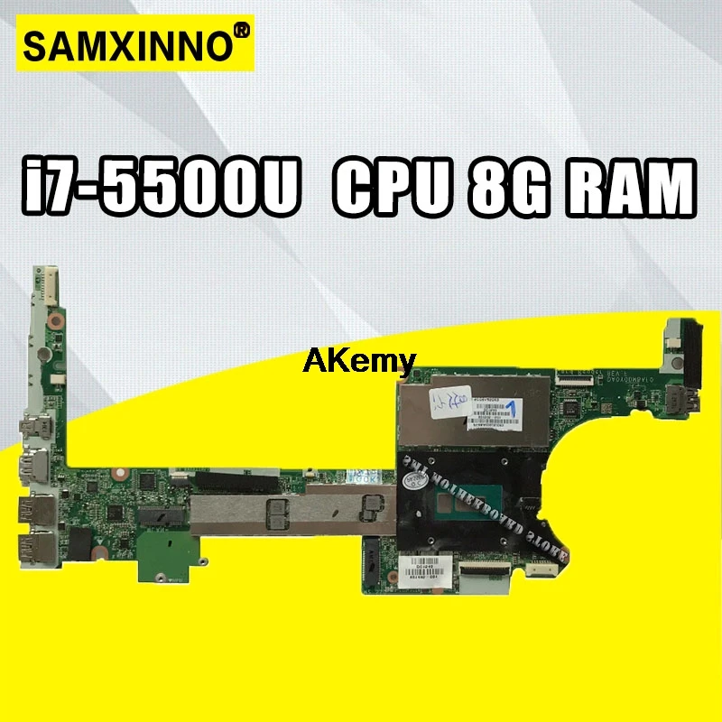 Материнская плата для ноутбука hp Spectre X360 G1 13-4003DX Series 801505-501 801505-001 DA0Y0DMBAF0 w i7-5500U 8G ram полностью протестирована