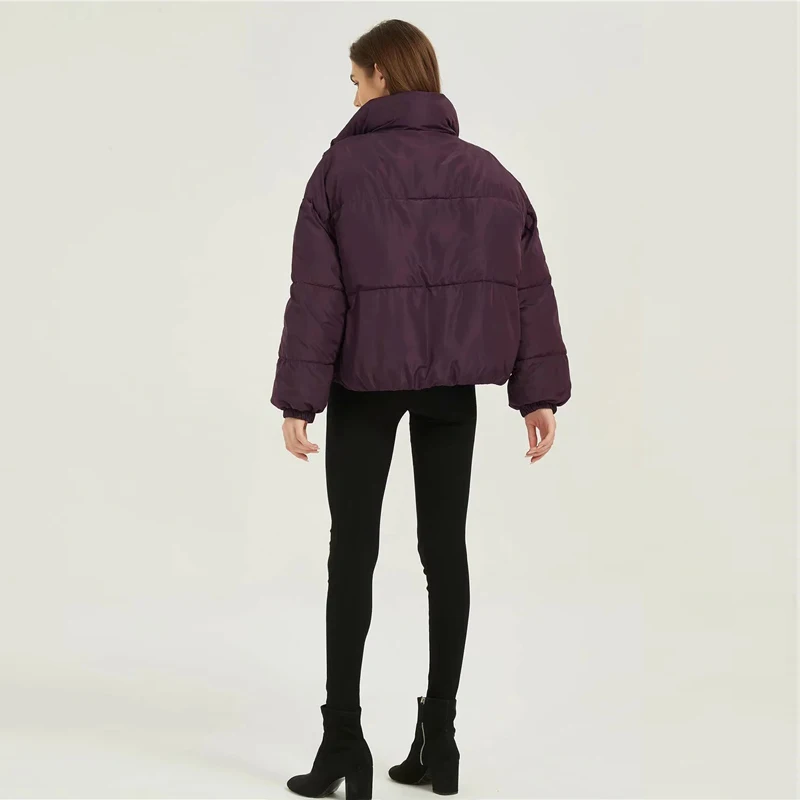 XNWMNZ 2021 Women Jacket Winter Thicken coats Oversized Parkas Women‘s Coat Autumn Long Sleeve Pockets Female Jackets