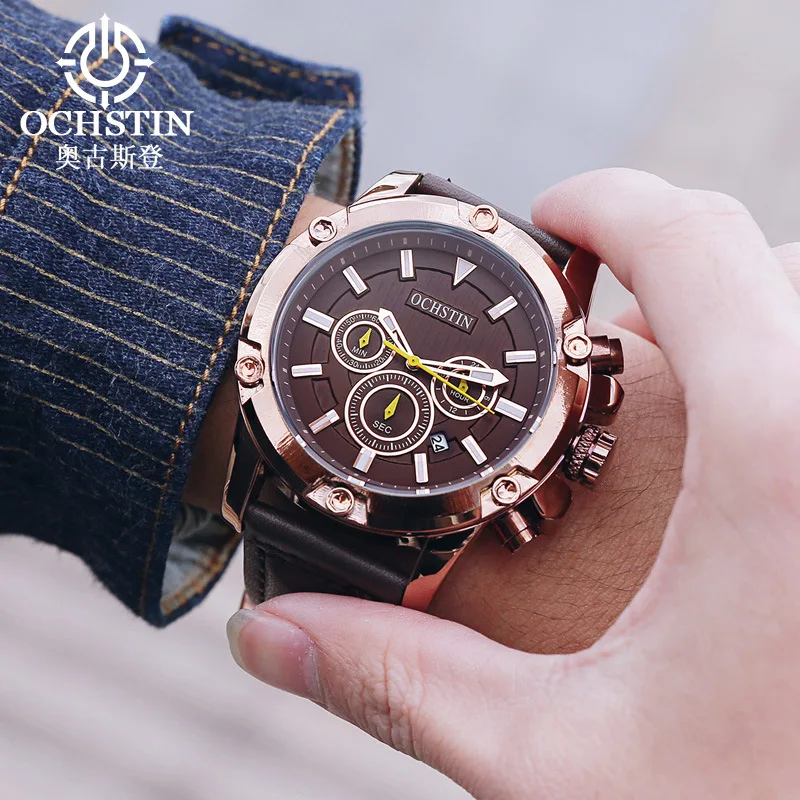

OCHSTIN Augusten 07 Men's Watch Six-Needle Sports Water Men's Watch Quartz Watch