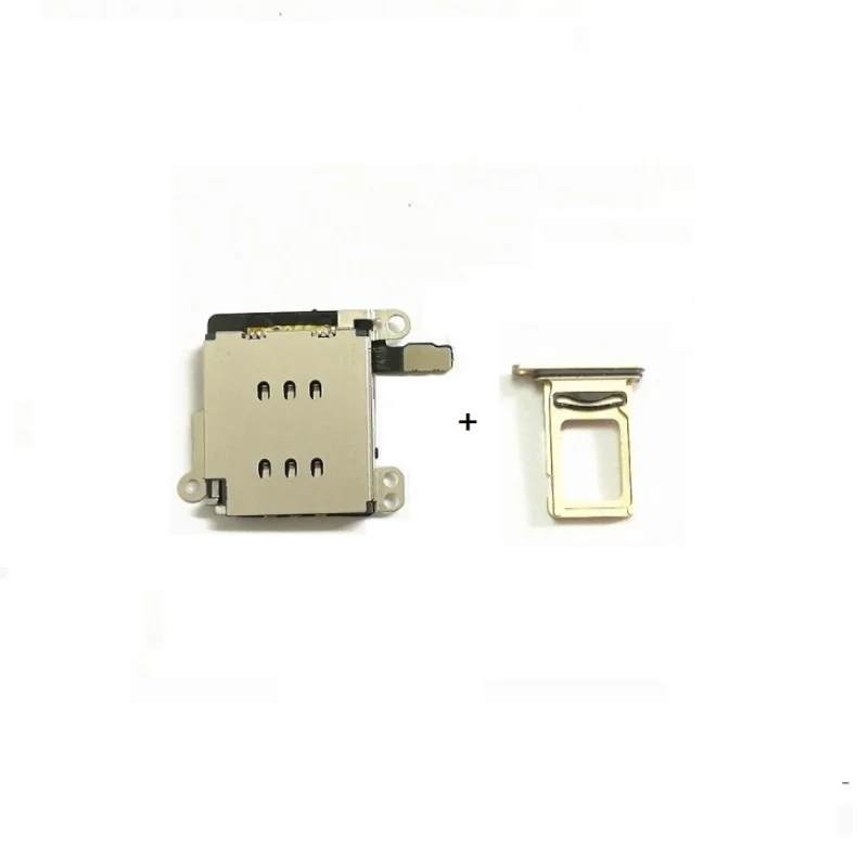 10 комплектов для iPhone XR Dual SIM Card Reader гибкий кабель + держатель sim карты Замена слота