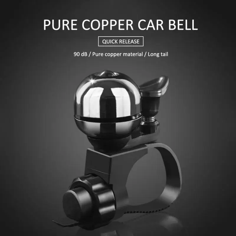 

Bicycle Horn Bikes Durable Handlebar Classical Bike Scooter Retro Degrees Bell 360 Sound Rotate Ring Loud Copper Retro Classical