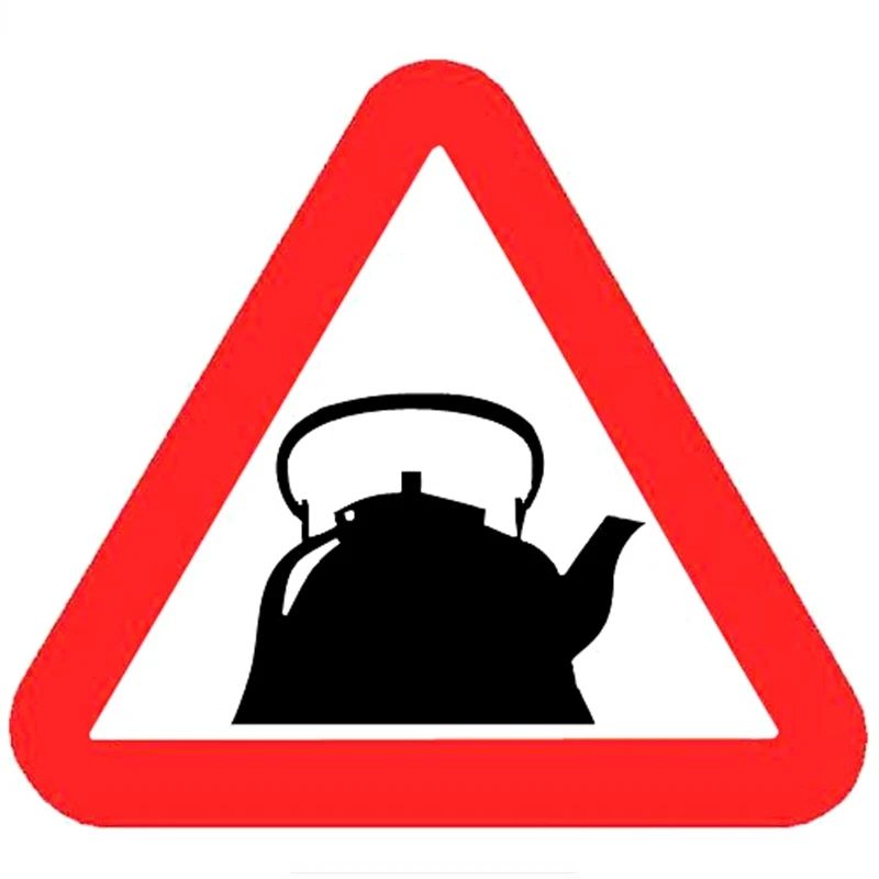 

Car Sticker Teapot Driving Funny Colorful Auto Car and motorcycle body exterior Waterproof and sunscreen vinyl decal,15cm*17cm