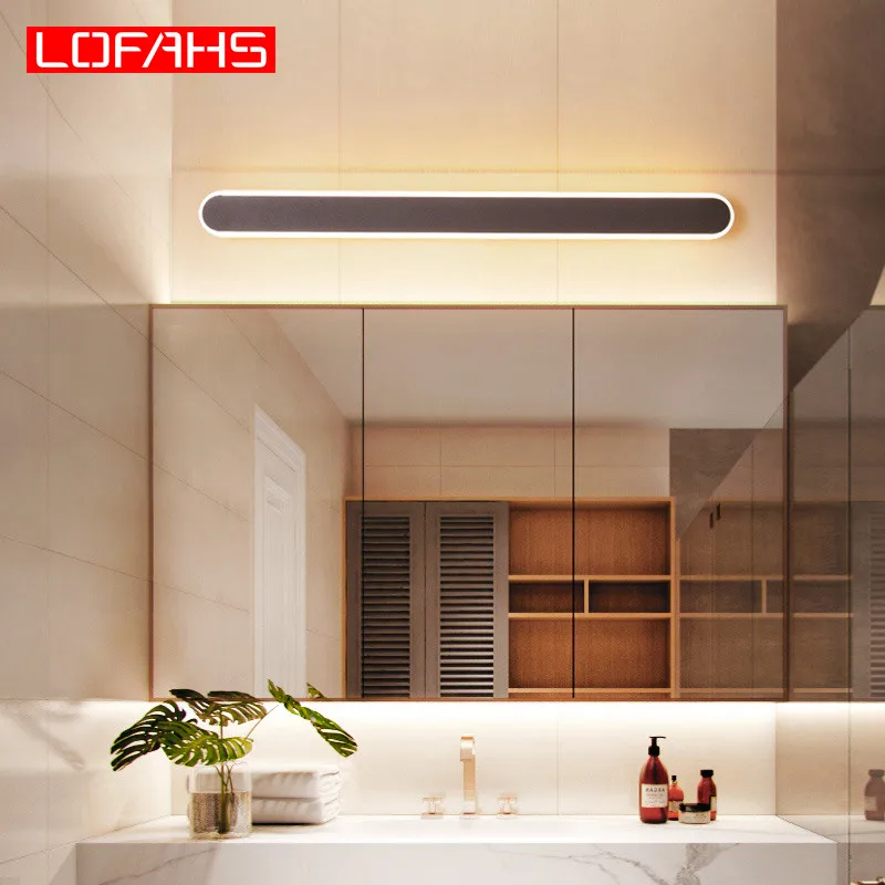 Современные светодиодсветодиодный зеркальные светильники LOFAHS с отделкой 0 4 8 м