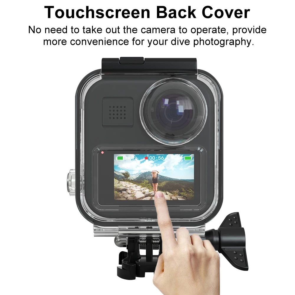 Pаспродажа Подводный водонепроницаемый чехол для GoPro Hero 5 6 7 черный корпус для дайвинга комплект аксессуаров для спортивных и экшн-камер