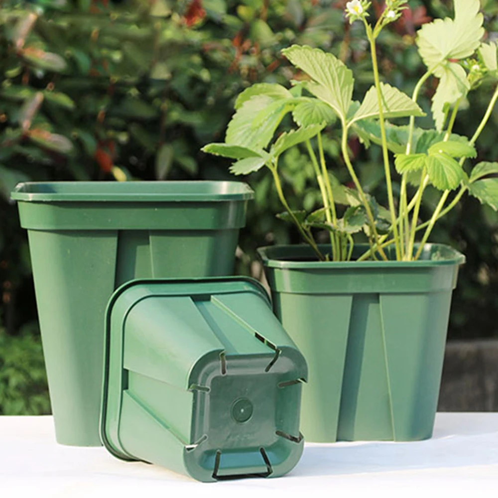 

Breathable Nursery Pot Plastic Seedling Tray Home Garden Root Plant Pot Transplant Flower Container Succulent Flowerpot S/M/L