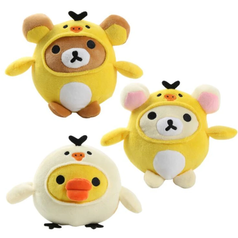10 шт./лот смешанные стили Медведь Rilakkuma плюшевый игрушка