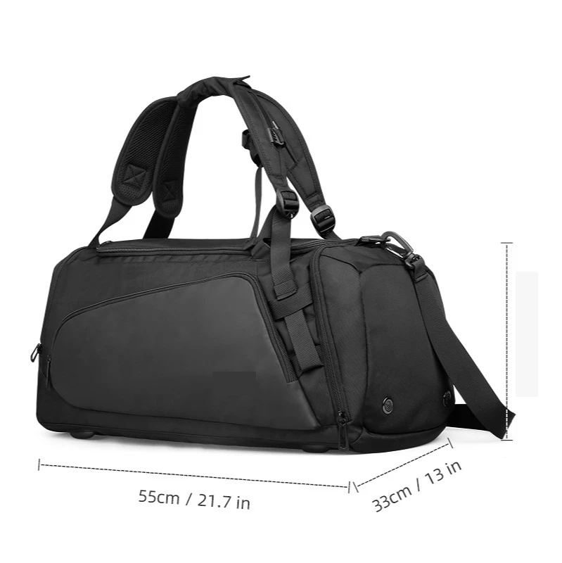 

New Portable Travel Bag Waterproof Large-capacity Travel Luggage Bag Dry and Wet Separation Sports Fitness Bag Male