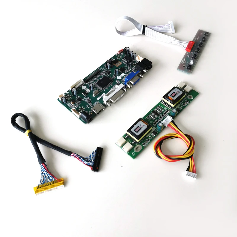 

Для M190PW01 V0 V1 19 "1440*900 CCFL LVDS 30Pin ЖК-мониторная панель M.NT68676 контроллер дисплея карта привода VGA DVI комплект для самостоятельной сборки