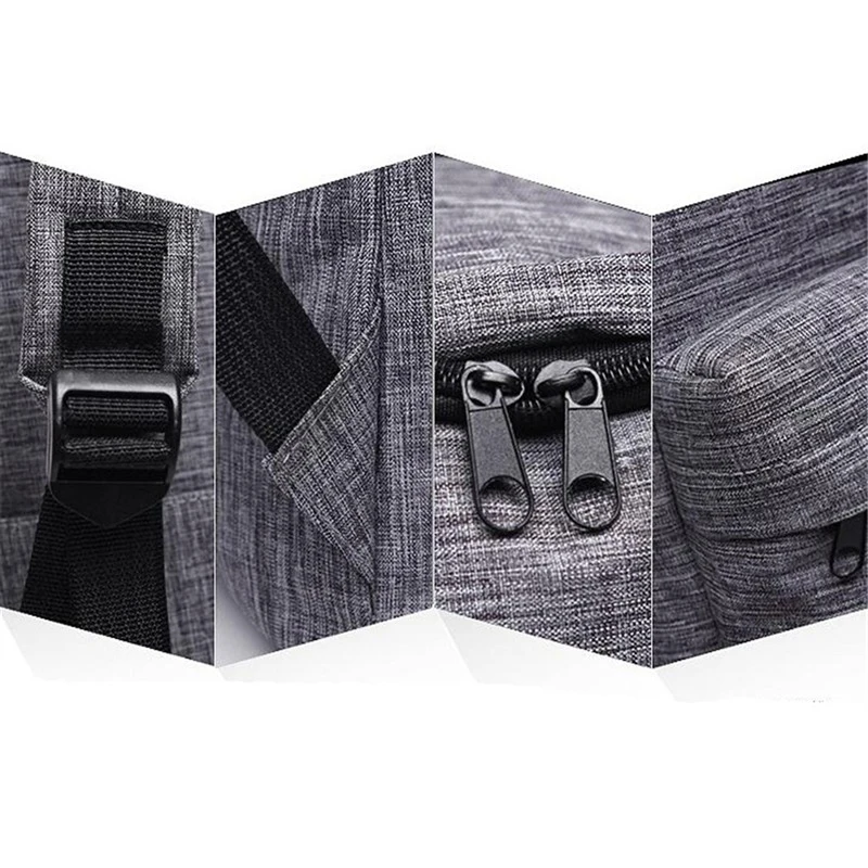 

Men Male Canvas Backpack Gray Casual Rucksacks 15inch Laptop Backpacks College Student School Bag Backpack Women Mochila