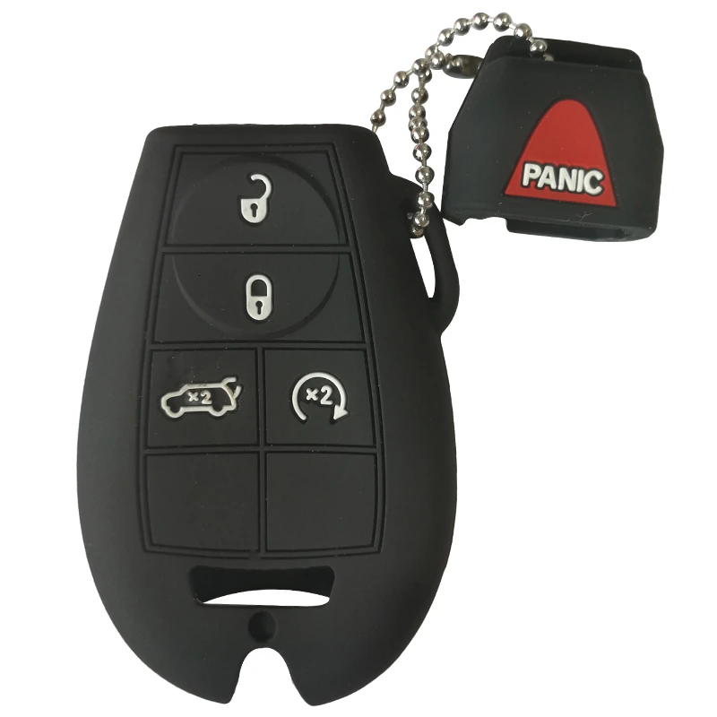 Силиконовый милый чехол для автомобильного ключа Jeep Grand Cherokee Commander Dodge Durango Ram Wrangler