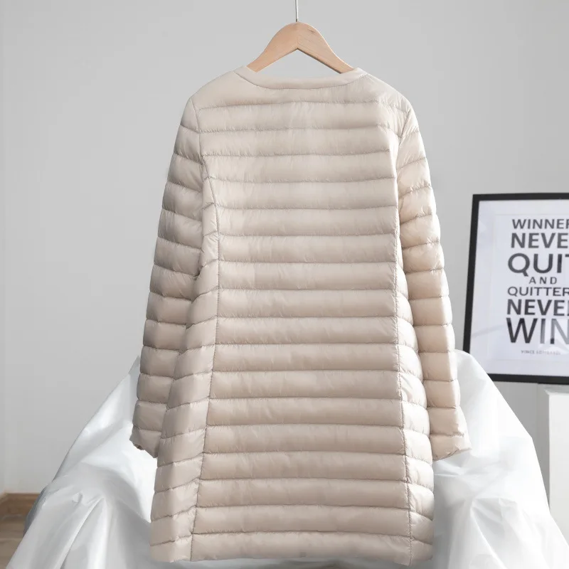 Осенне-зимний пуховик для женщин длинное повседневное Стеганое пальто Chaqueta Mujer