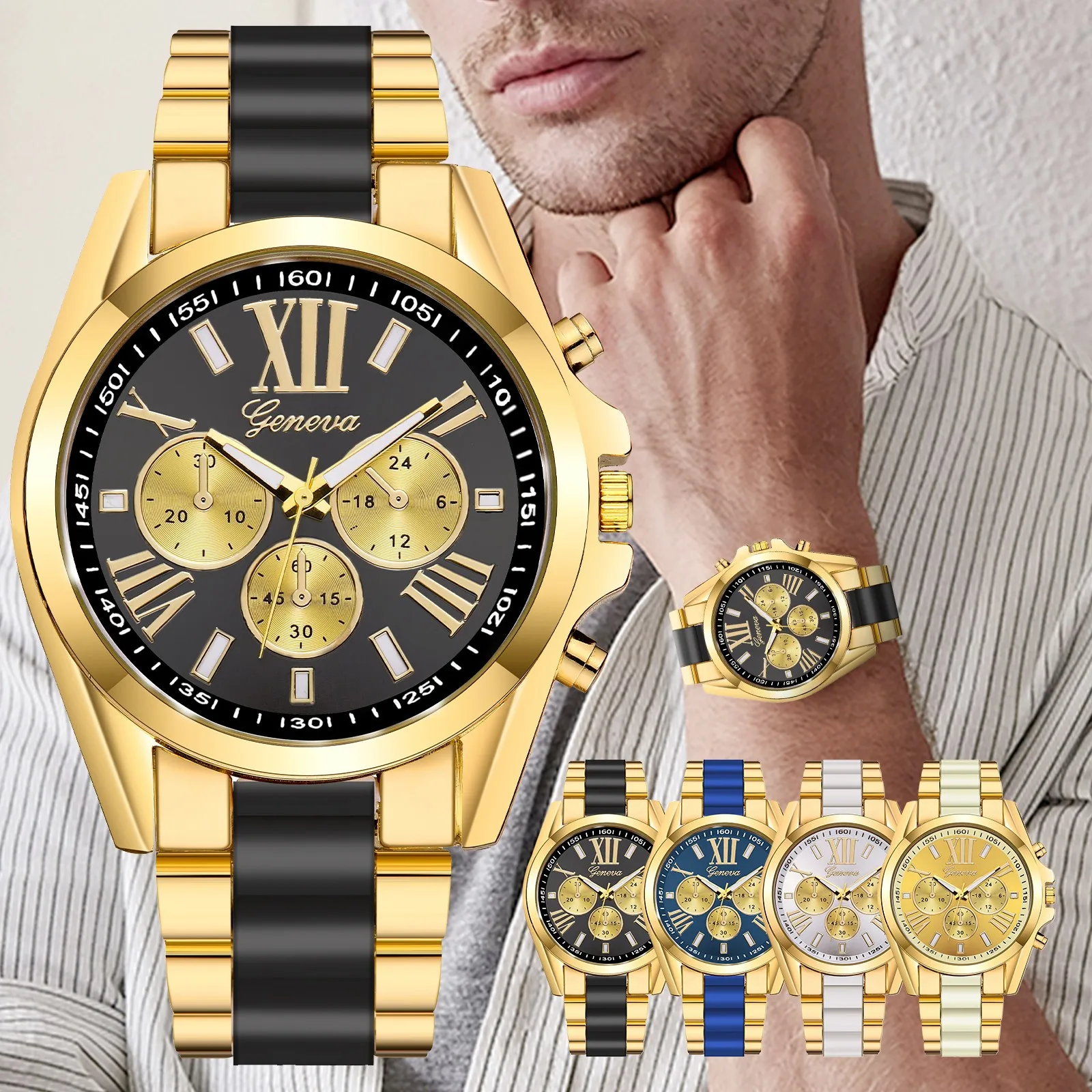 

2021 Newst Mens Casual Quartz Stainless Steel Band Diamonds Business Watch zegarki damskie Relogio Feminino relojes para mujer