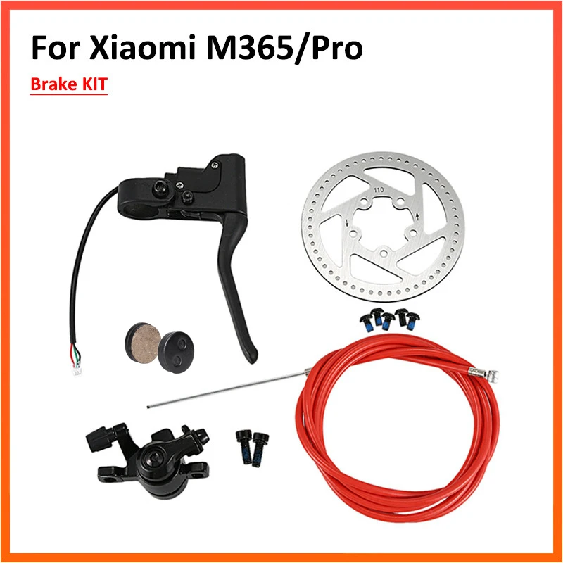 

Brake Assembly for Xiaomi M365 Pro 1S Electric Scooter Handlebar Lever Brake Disc Cable Line Set Replacement Parts
