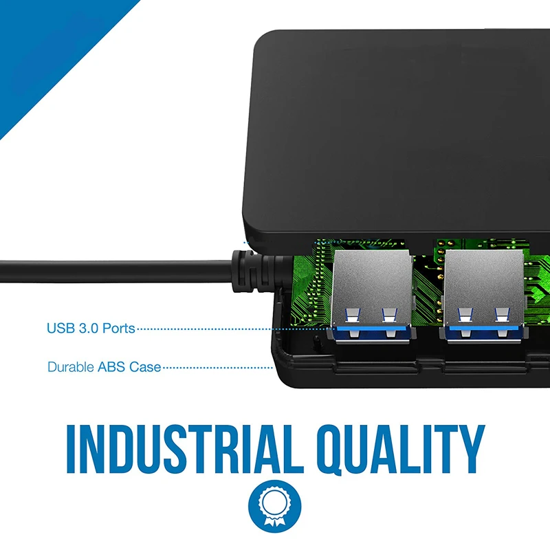 Концентратор USB C Type c 3 1 0 4 портовый концентратор с адаптером питания для xiaomi macbook