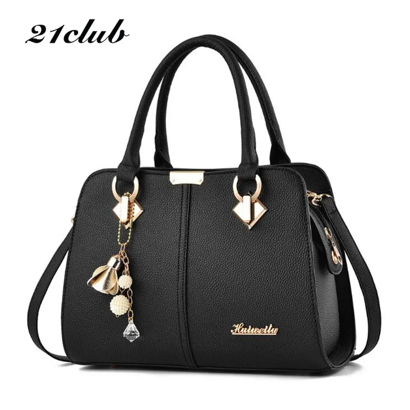 21club брендовая маленькая модная однотонная женская сумка для покупок кошелек