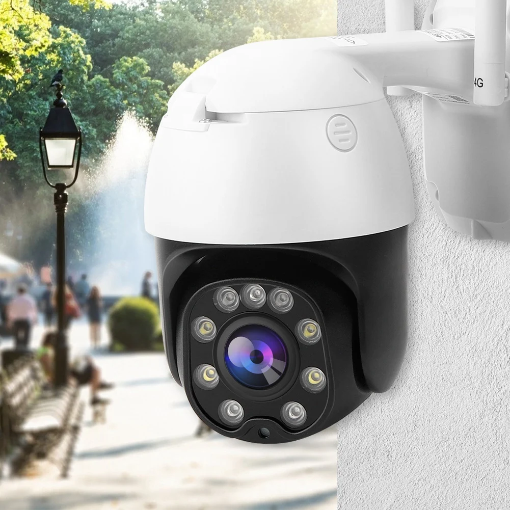 1080P 4G Wifi PTZ Camera IP66 Waterproof Night Vision Two-Way Intercom CCTV for Home Security EU 100-240V | Безопасность и защита