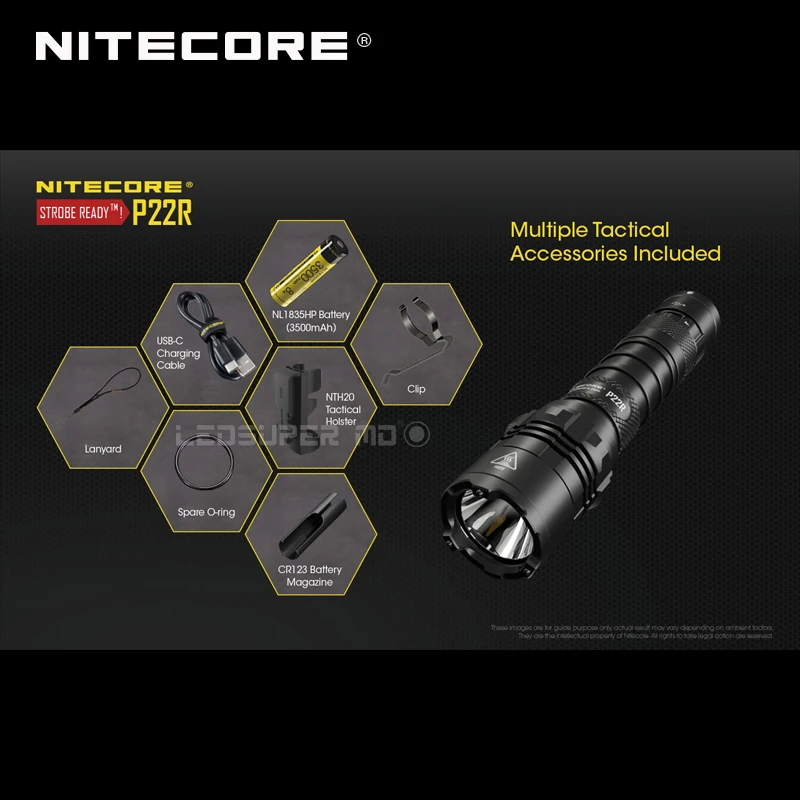 Максимальную производительность NITECORE P22R CREE XHP35 HD светодиодный 1800 Люмен
