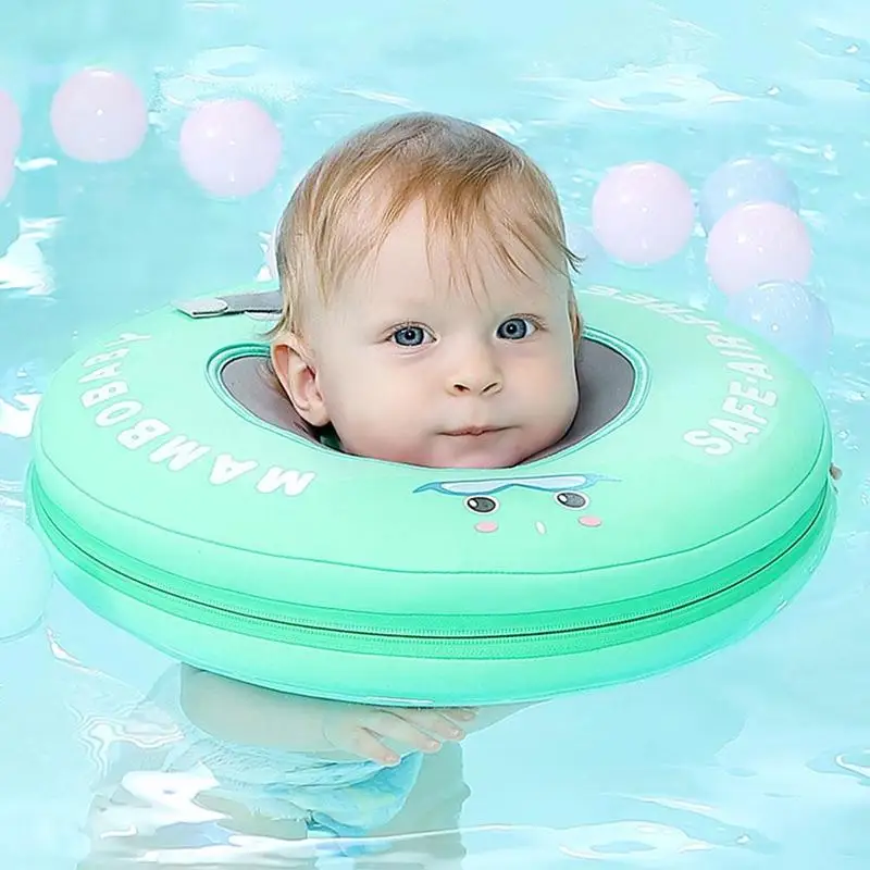 

Надувной круг для плавания ming Neck Ring детское кольцо для ванны безопасное плавание на шее плавающие игрушки для купания аксессуары для бассей...