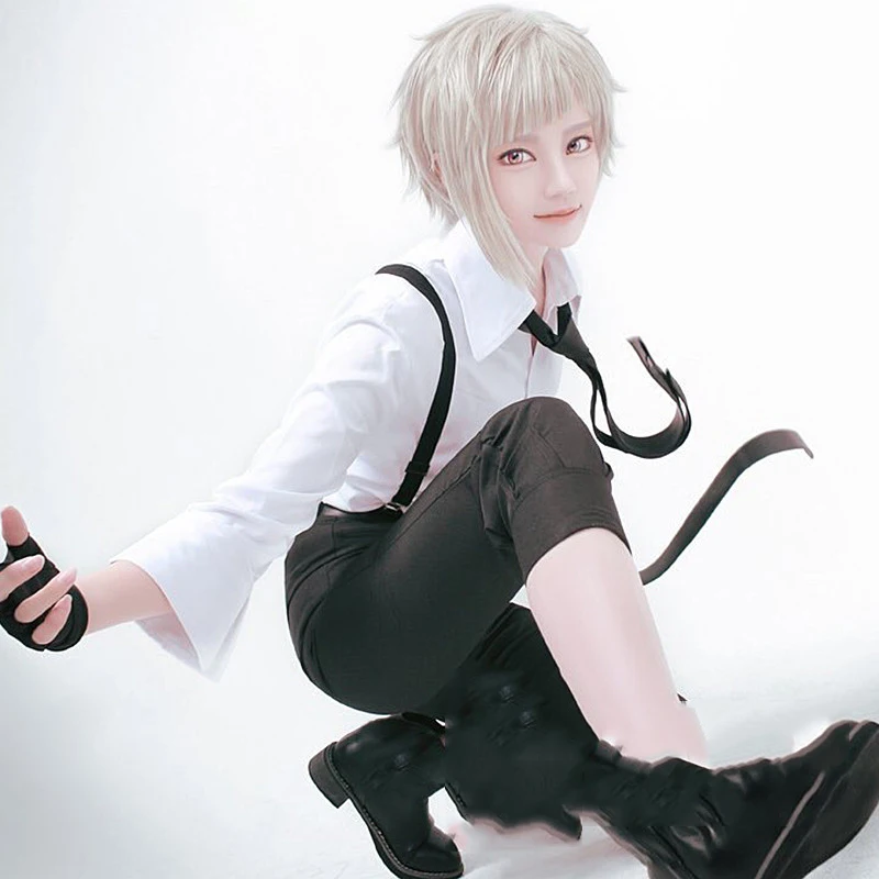 Парик для косплея бродячие псы термостойкий парик из синтетических волос