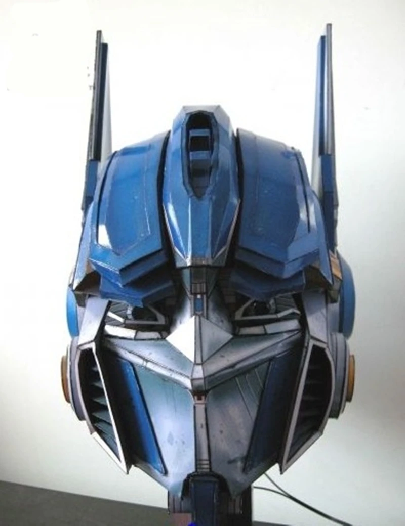 3D модель головы из бумаги сделай сам ручной фильм телевидение трансформер