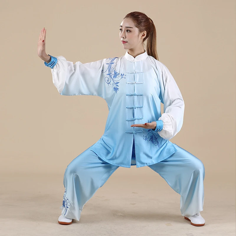 3 шт. китайская одежда Tai chi костюм для выступлений taiji wushu демонстрационная форма