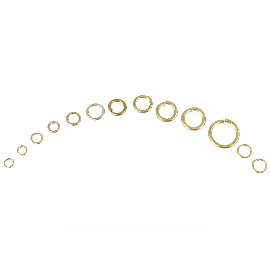 50 шт. старая Золотая ключницы Разделение кольца прыжок кольцо для ключей брелок