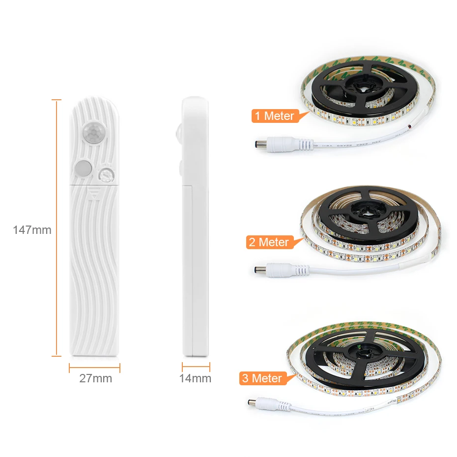 Светодиодная лента с датчиком движения водонепроницаемая светодиодная USB