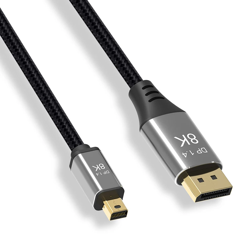 Кабель Mini DP к 4K @ 144hz 8K 60Hz Thunderbolt для Displayport двухнаправленный кабель dp 1 4 Macbook|Кабели