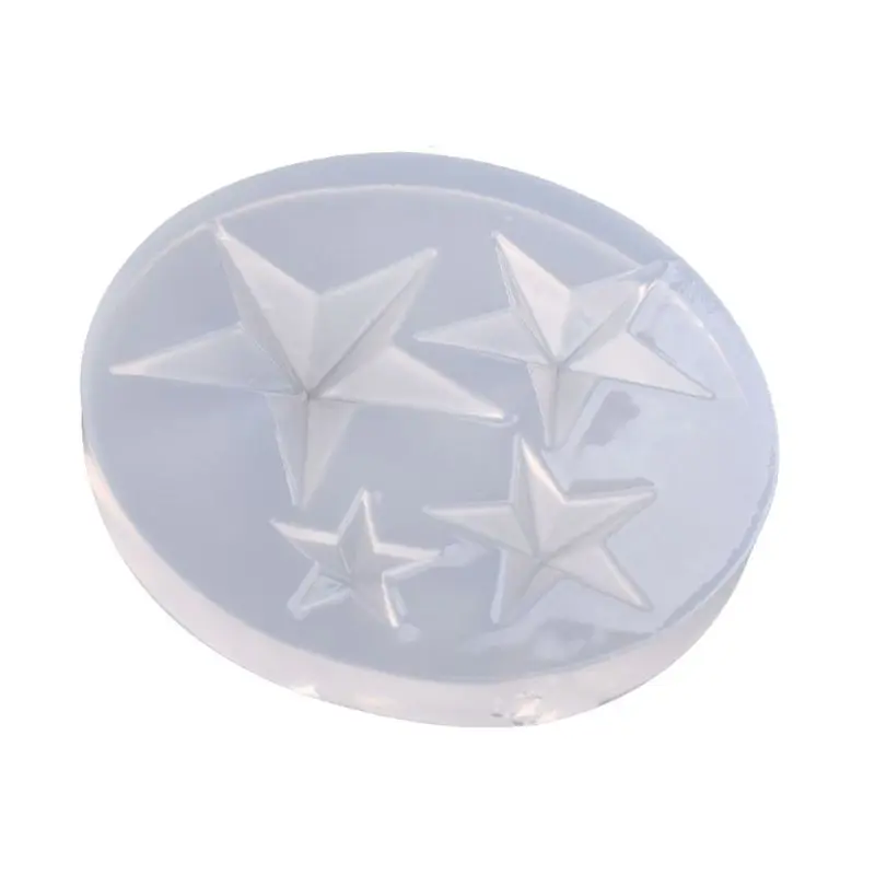 

Stars Epoxy Resin Mold Five-pointed Star Resin Pendant Mold Jewelry Making Mold