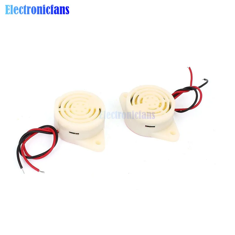 5pcs 95DB Alarm High-decibel 3-24V 12V Electronic Buzzer Beep Intermittent Continuous for Arduino SFM-27 |