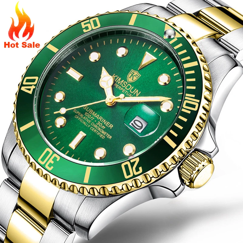 Горячая Распродажа брендовые Роскошные мужские часы 30 м водонепроницаемые для
