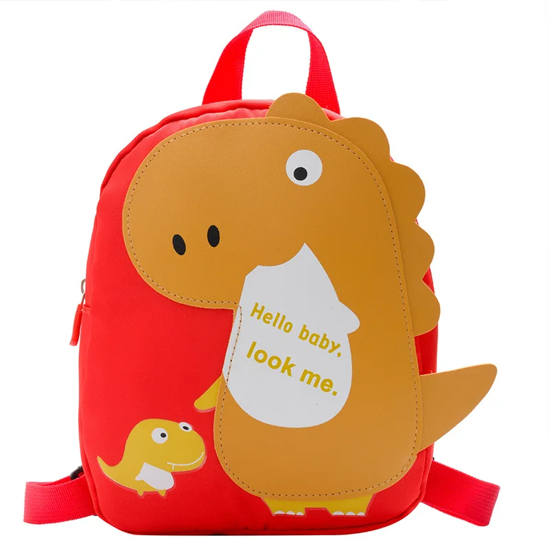 

Kids Dinosaur Backpack 3D Cartoon Boys Girls Kindergarten School Bag Children Double Shoulder Backpack For 0-4 Years Old Gifts