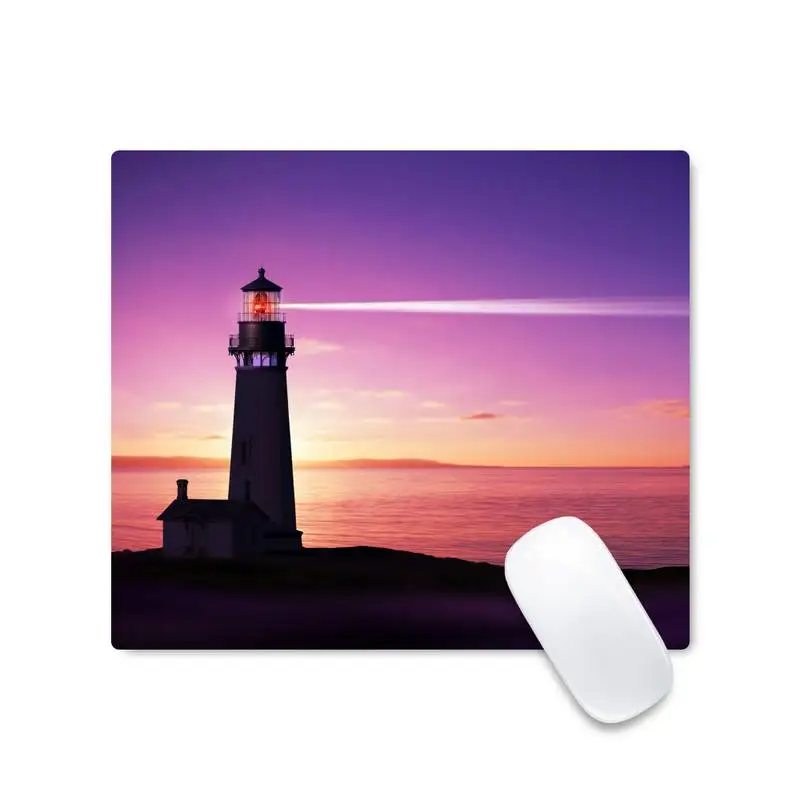 

lighthouse Comfort Mouse Mat Gaming Mousepad Mouse pad Desk Protect Game Officework Mat Non-slip Laptop Cushion