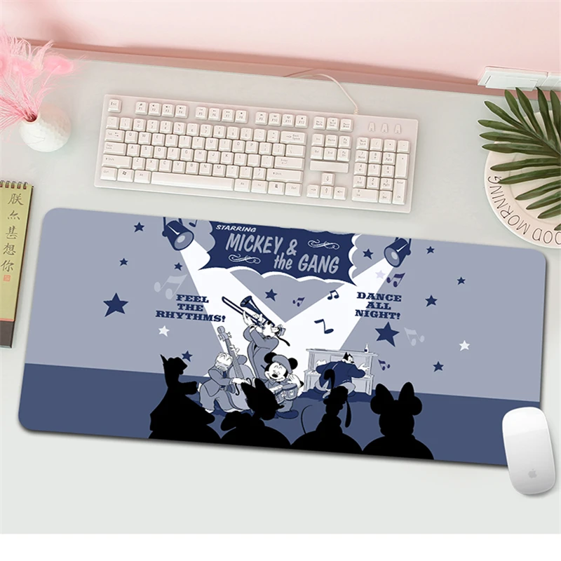 

Коврик для компьютерной мыши с изображением Микки Мауса, большой коврик для мыши, игровой коврик, Настольный коврик для ПК, мультяшный коври...