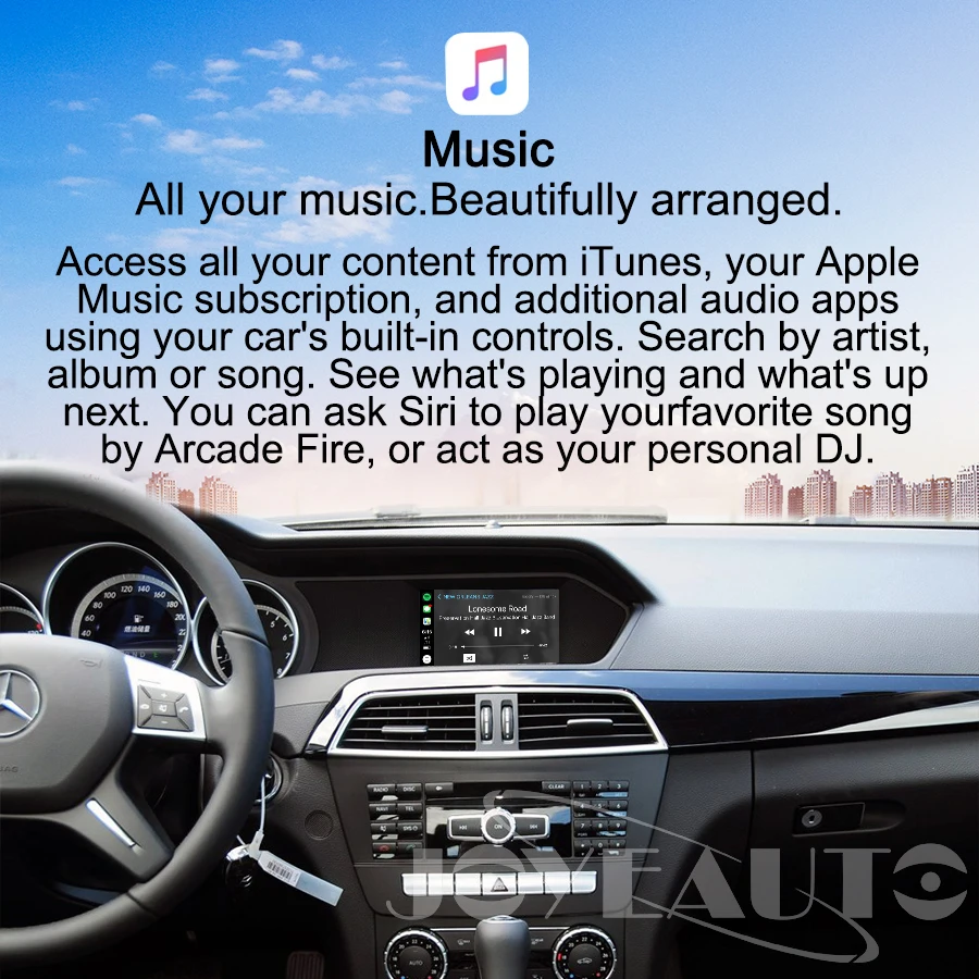 Joyeauto Wi Fi беспроводной Apple Carplay Android авто зеркало A B C E G GL ML класс для Mercedes NTG4.5 4 7 Car Play
