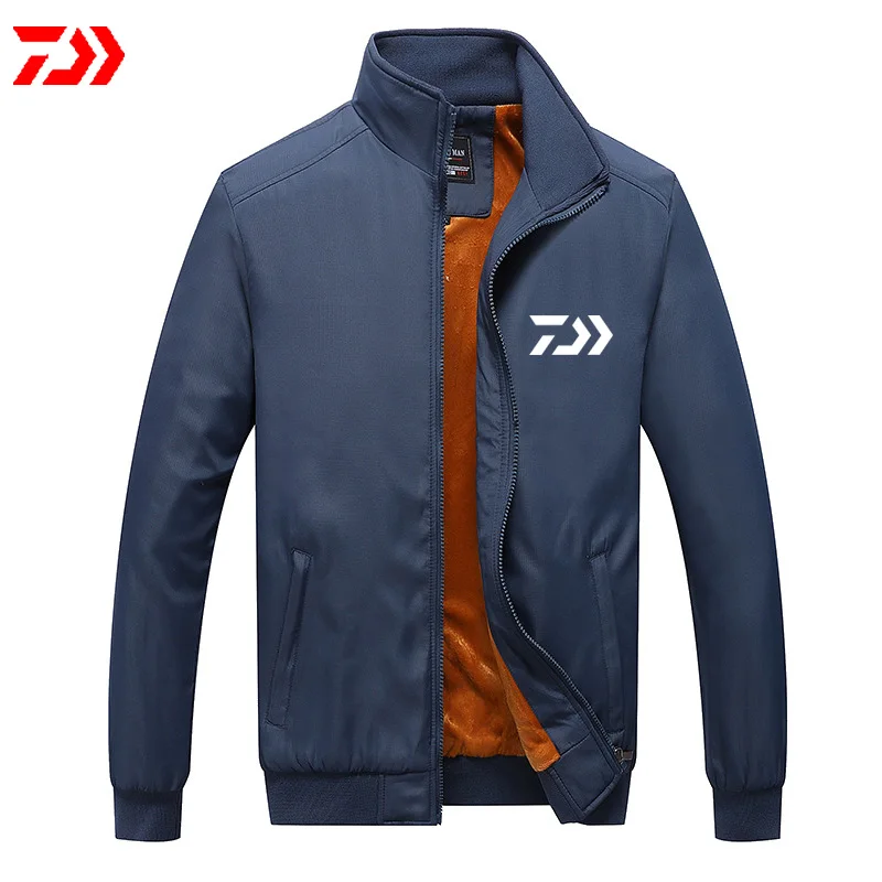 Куртка рыболовная Мужская теплая утепленная рубашка с отложным воротником на