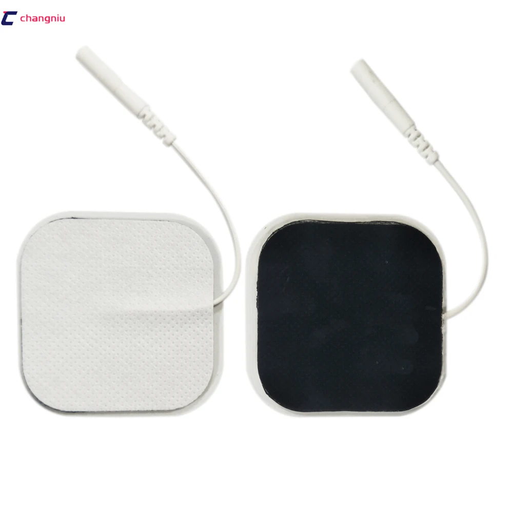 Бесплатная доставка 100 шт./лот 5*5 см десятки электродные подушечки для похудения