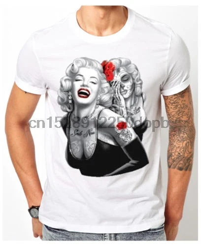 Мэрилин Монро Череп татуировка американская гордыня улыбка теперь крик позже 2019