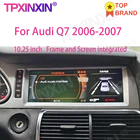 Android 10 8G беспроводной автомобильный DVD-плеер для Audi Q7 2006-2007 GPS-навигация автомобильный стерео Мультимедийный Плеер головное устройство радио