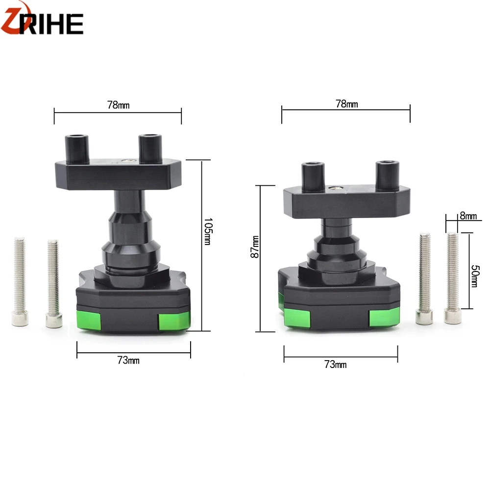 

New Motorcycle Accessories CNC Frame Crash Pads Engine Case Sliders Protector For Kawasaki Z800 ZR800 Frame Slider Z 800 zr800