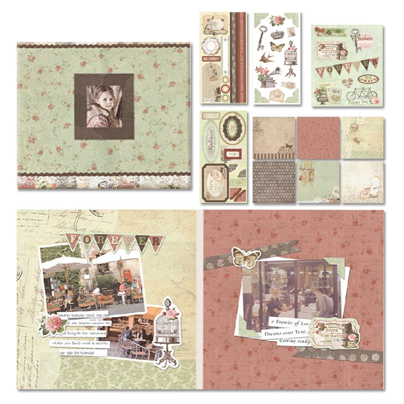 Eno поздравление винтажная Повседневная жизнь фотоальбом набор для скрапбукинга