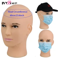 23 6inch large size male blad mannequin training head with stand for making wigs cosmetology manikin head dolls wig stand holder